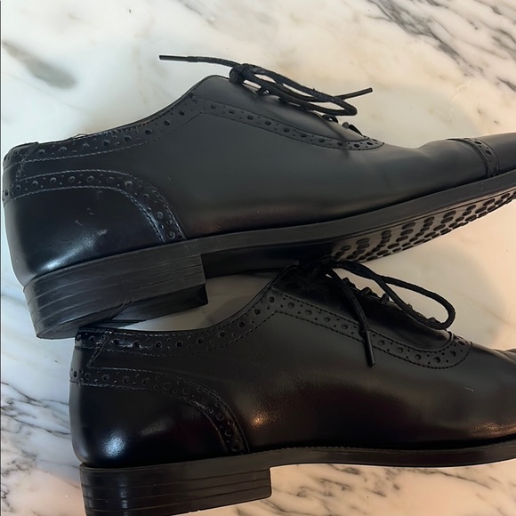 Aston Grey Black Leather Men\'s Dress Shoes - size 10.5 - style Hunter Aston Grey Black Leather Men\'s Dress Shoes - size 10.5 - style Hunter